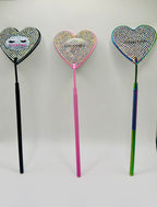 Dazzles Bling Heart Beauty Mirrors