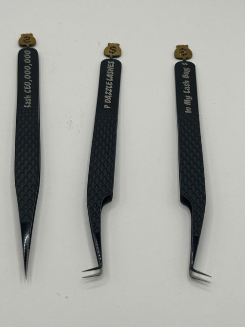 Dazzles Bankroll Fiber Tip Tweezer Collection