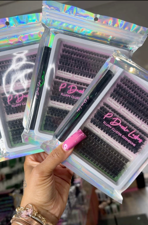 Dazzles Super Fluffy DIY Lash Extension Clusters