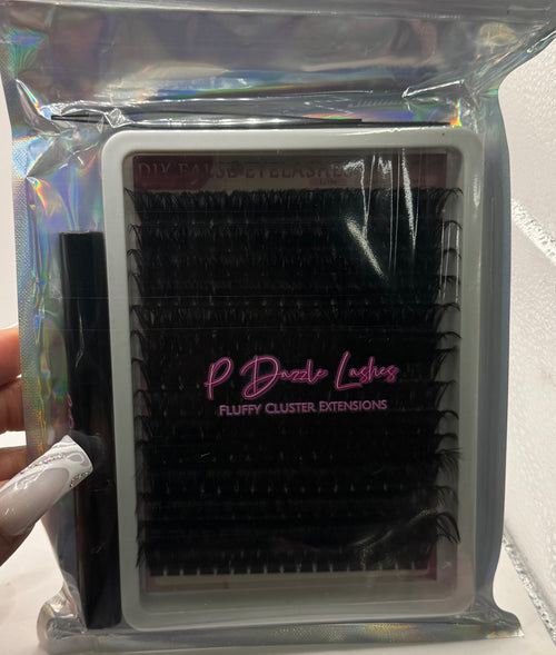 Dazzles Mega Super Fluffy DIY Lash Extension Clusters
