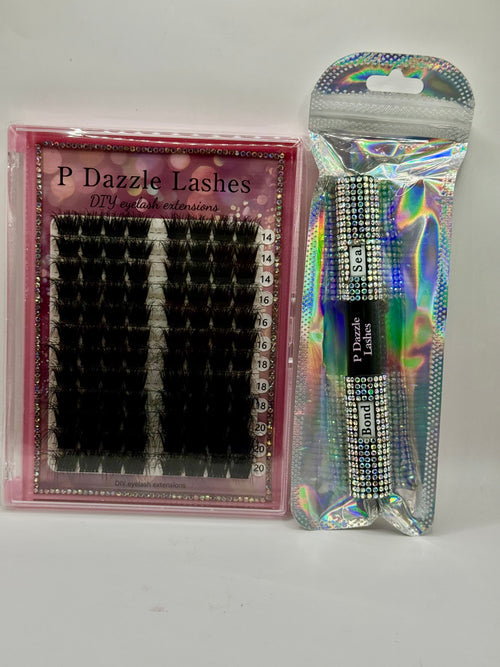 P Dazzle’s 5D Fluffy Mixed-Length Cluster Lashes