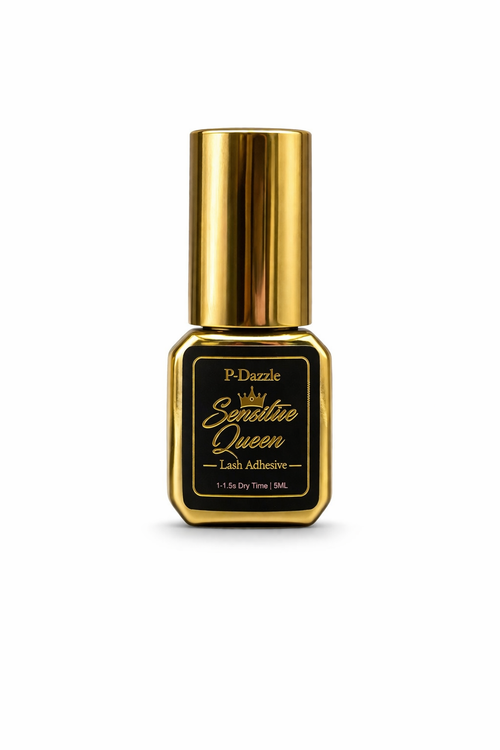 P-Dazzle Sensitive Queen Adhesive (Black) Sensitive Eyes