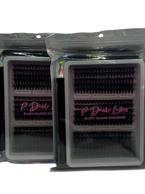 Dazzles Super Fluffy DIY Clustered Lash Extensions