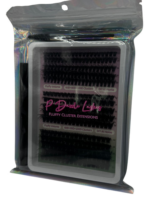 Dazzles Super Fluffy DIY Clustered Lash Extensions