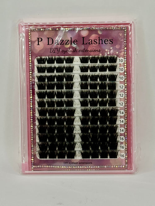 P Dazzle’s 5D Fluffy Mixed-Length Cluster Lashes