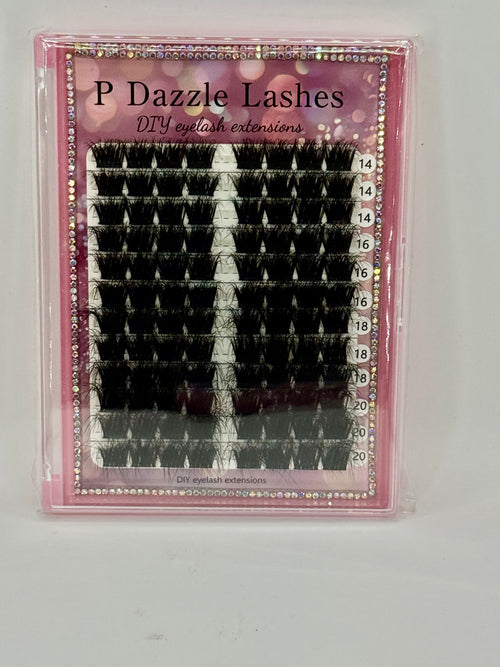 P Dazzle’s 5D Fluffy Mixed-Length Cluster Lashes