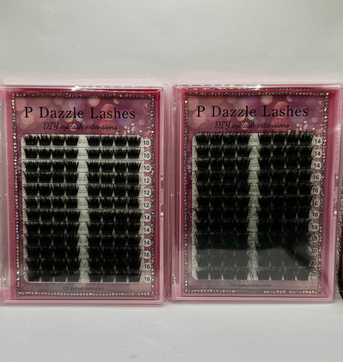 P Dazzle’s 5D Fluffy Mixed-Length Cluster Lashes