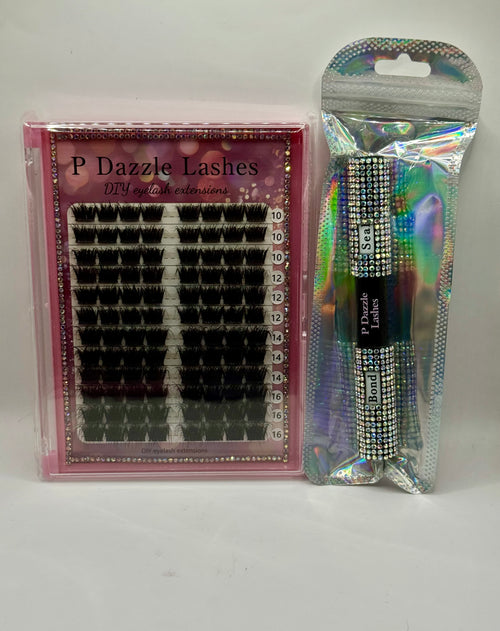 P Dazzle’s 5D Fluffy Mixed-Length Cluster Lashes